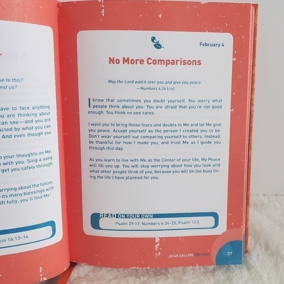 JESUS Calling By Sarah Young 365 Devotiond For Kids & Tweens Hardcover Book - Picture 9 of 13